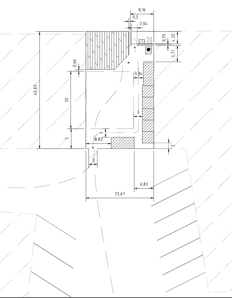 Floor plan diagram for Immersive Rehearsal